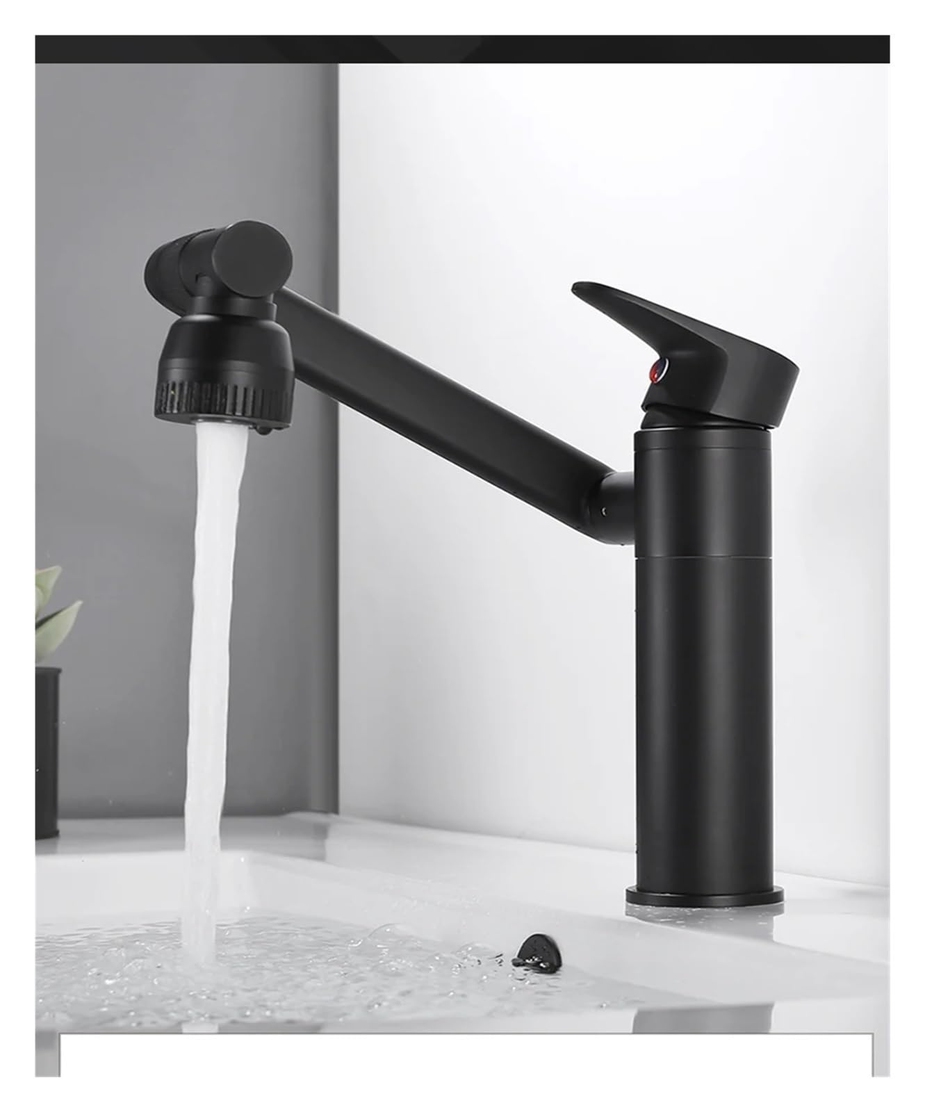 Robinet mitigeur cascade de salle de bain rotatif pour lavabo et vasque - 6