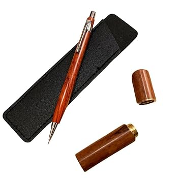 Amazon.co.jp: 木軸シャーペン 軽量 スリム 木製 シャープ