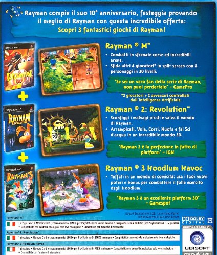 Rayman M + Rayman 3 + Rayman Revolution