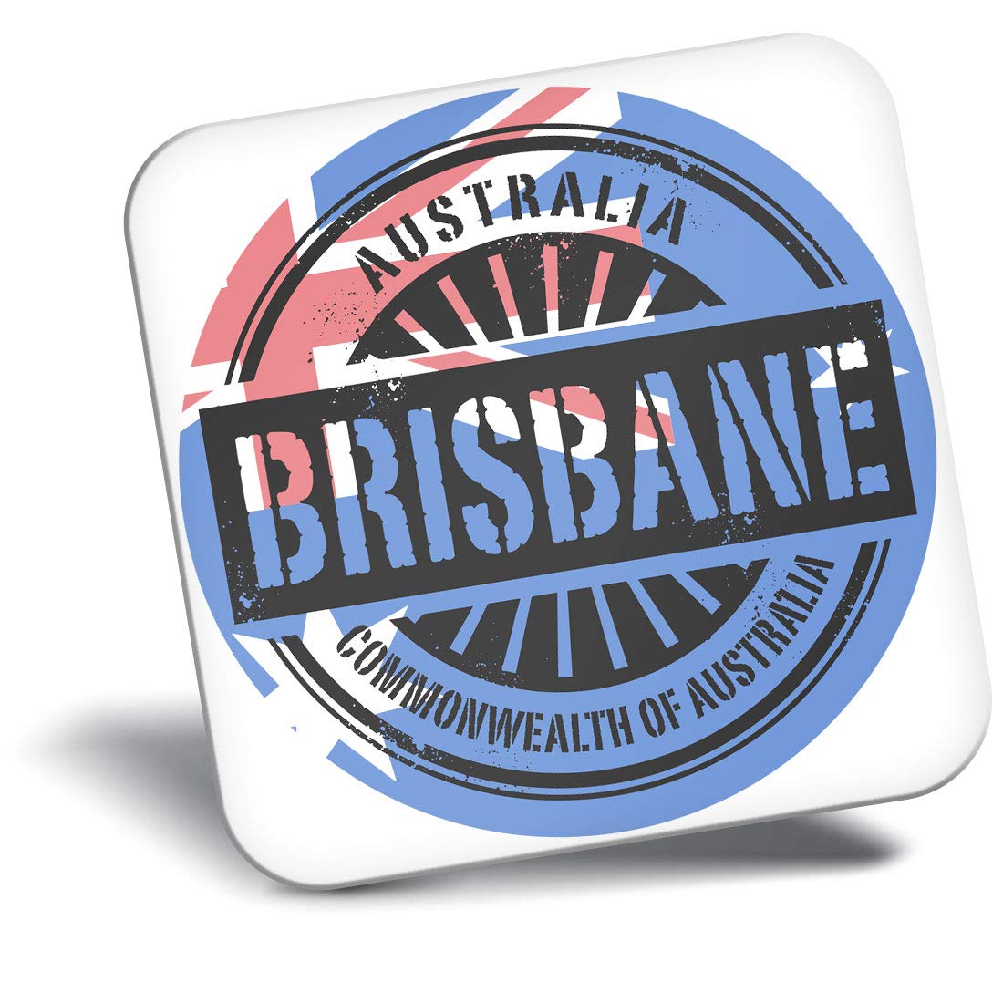 Destination Vinyl Ltd Fridge Magnet - Brisbane Australia Travel 7389