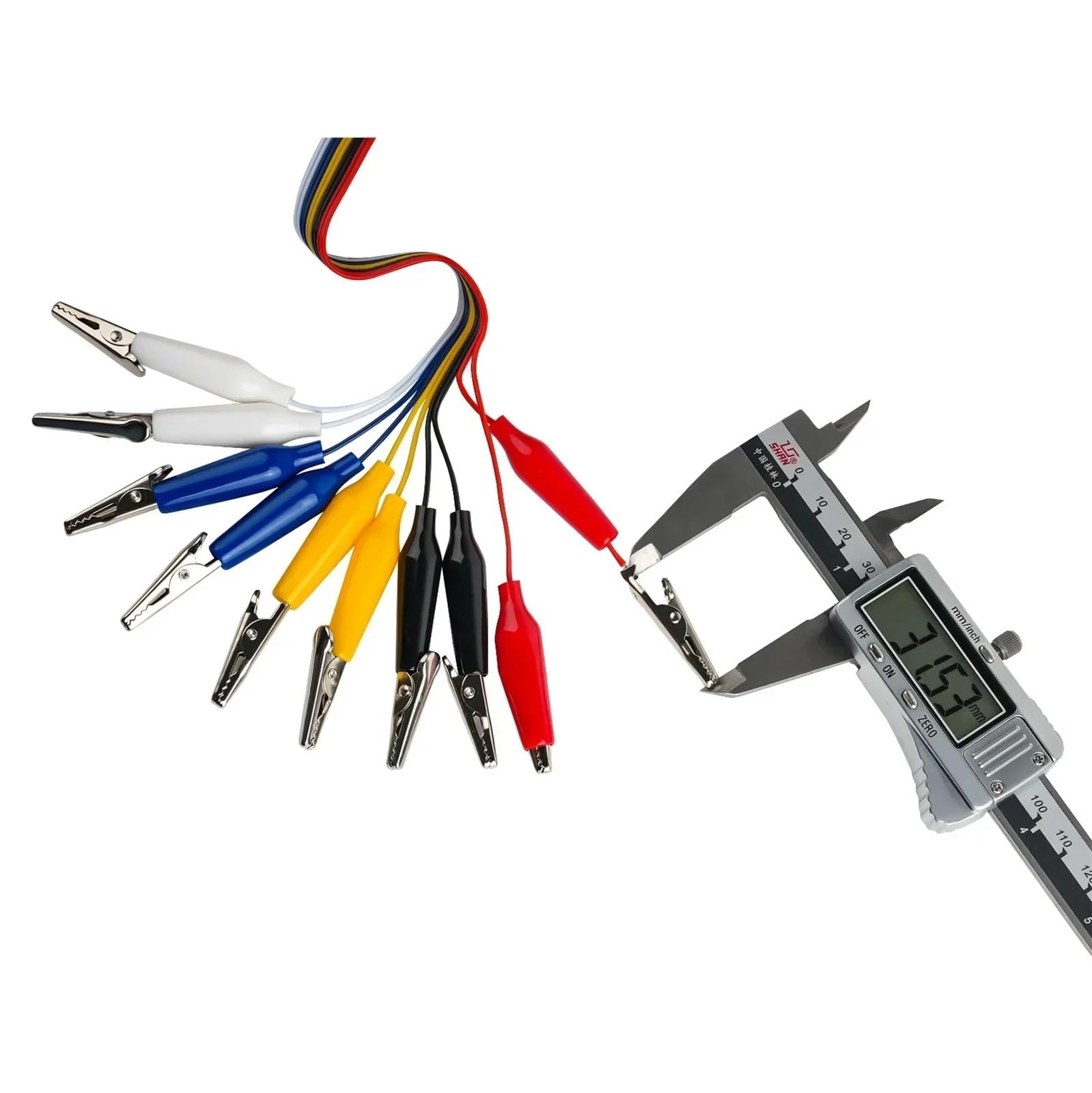 For cavi jumper con morsetto a coccodrillo da 20 cm maschio/femmina for progetti fai da te su breadboard microbit(Clip-Male and Female)