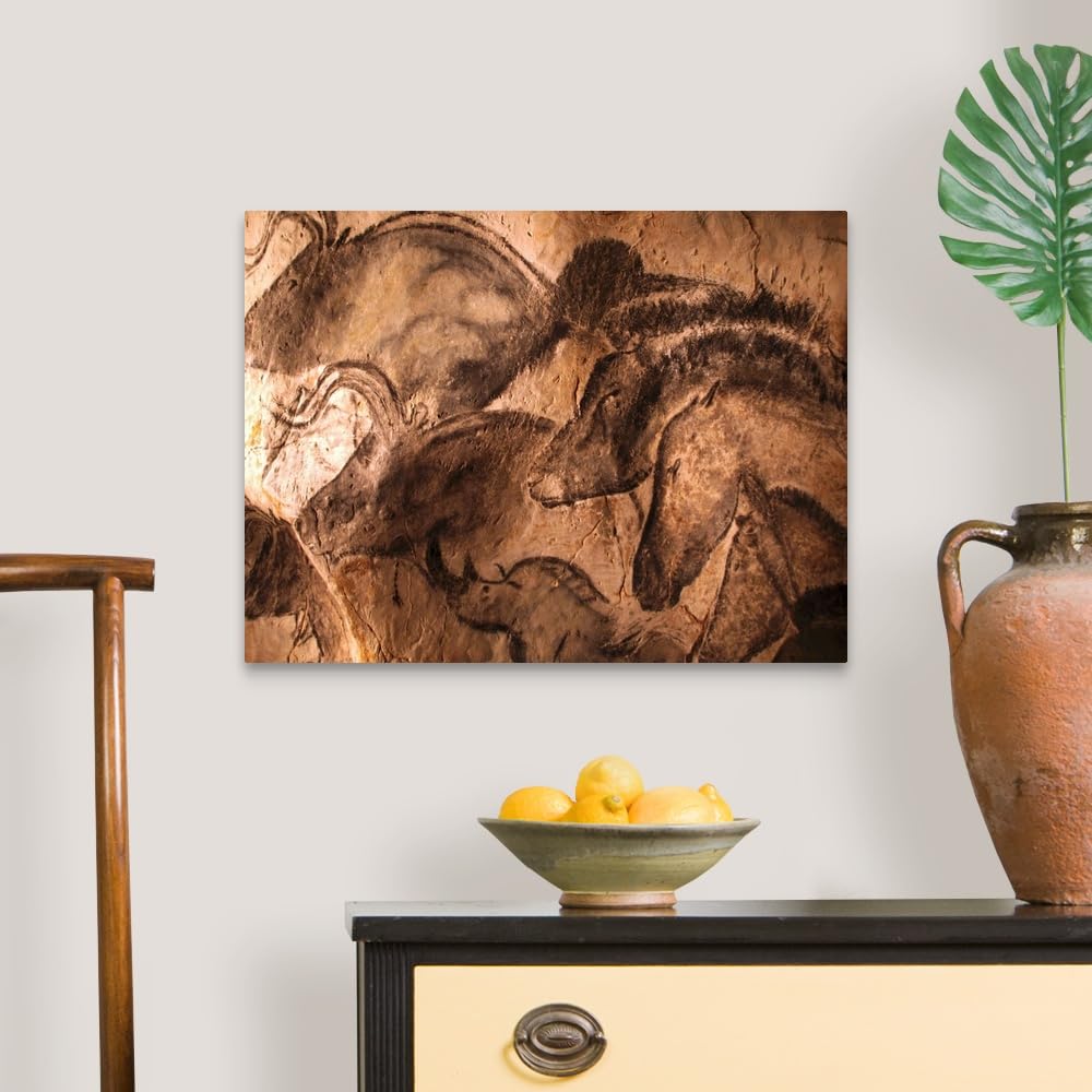 Amazon.com: CANVAS ON DEMAND Stone-Age Cave Paintings, Chauvet