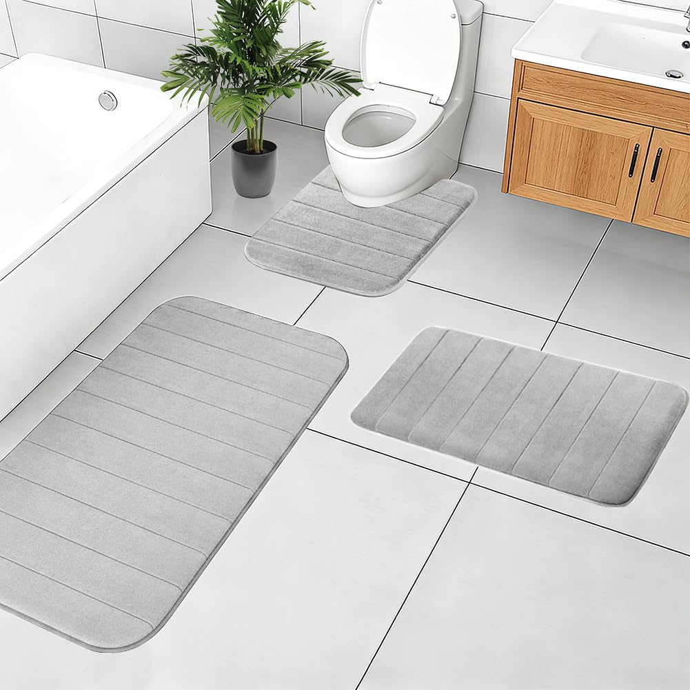 Tapis de salle de bain antidérapant pour éviter les glissades et sécuriser les toilettes et WC