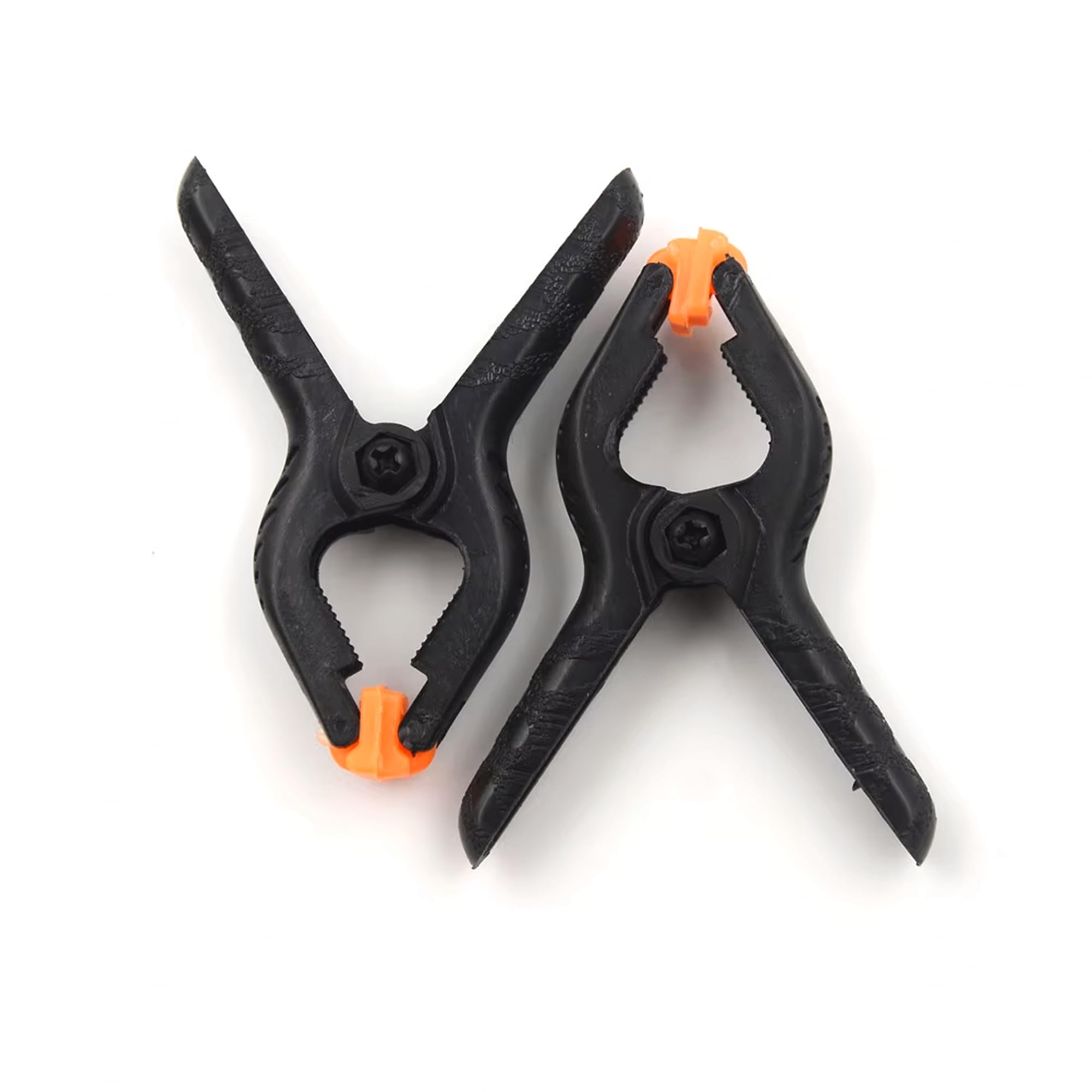 Leddy Living Spring Clamps - Set of 4, 7cm, Orange PE, High Clamping Force, Nylon, Black, 7 CM - Image 4