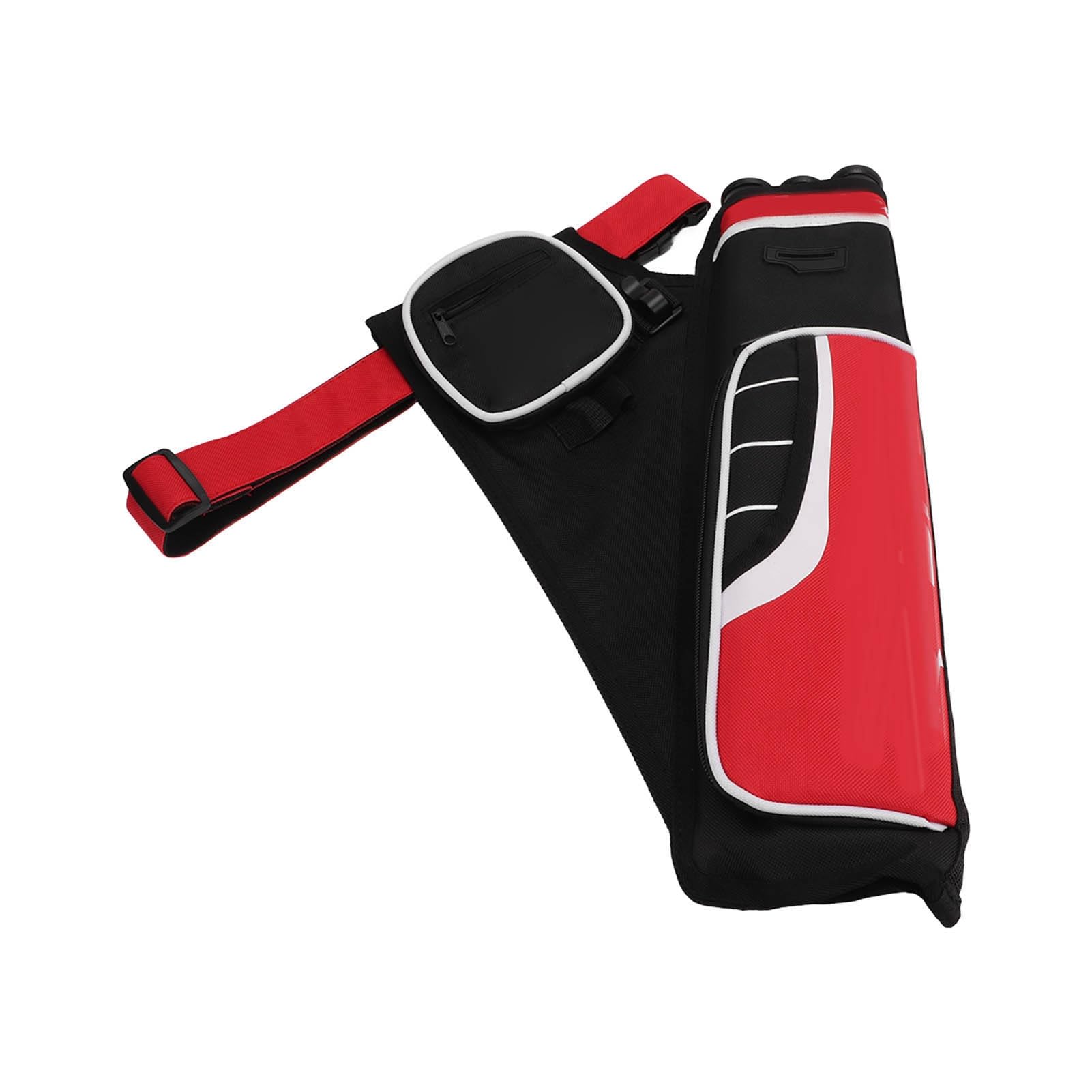 CHICIRIS Quiver Archery Holder Bag, Lightweight Oxford Cloth Storage, Adjustable Waist Belt for Compound Recurve Bow Hunting and Target Practice