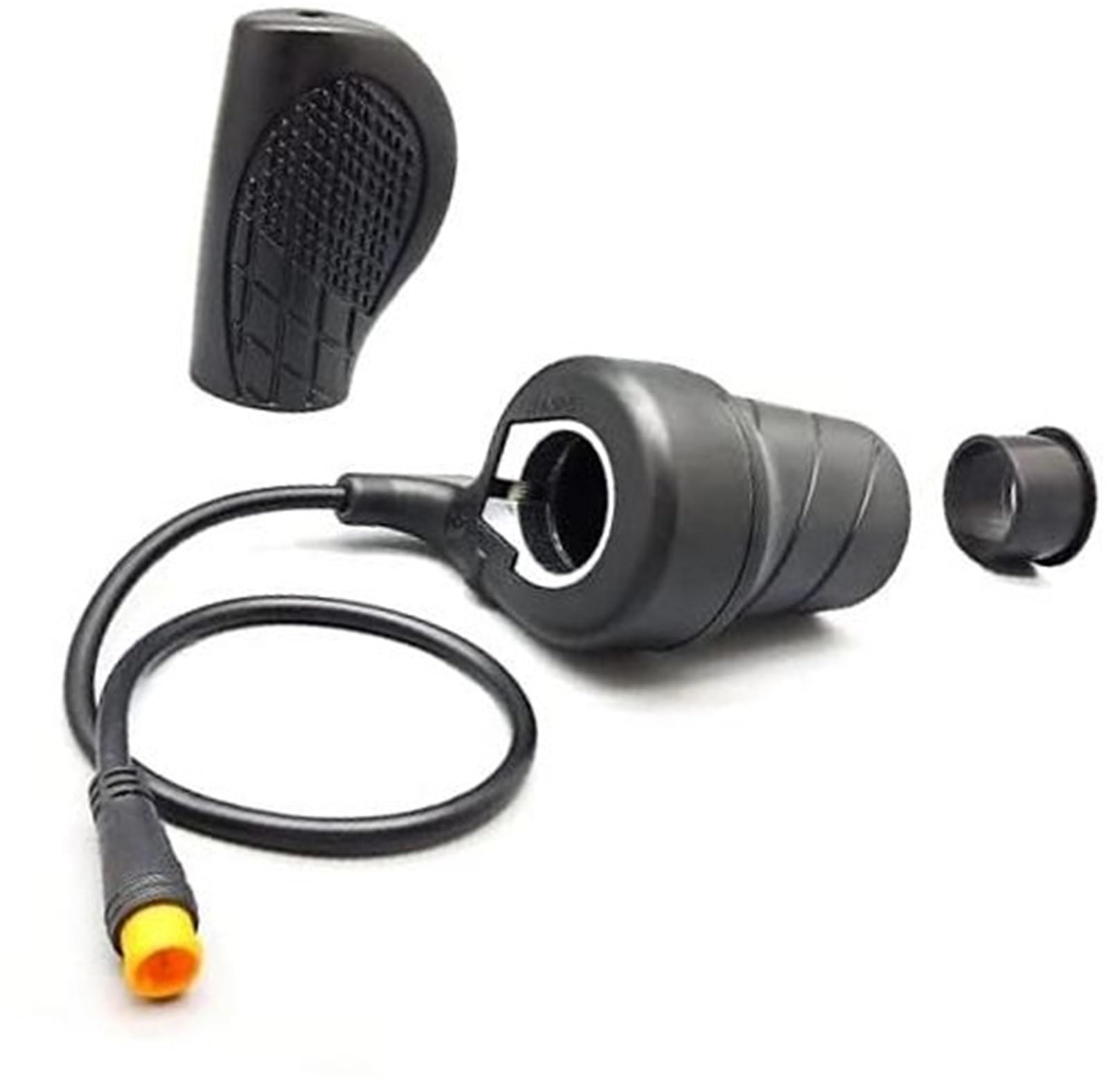 Poignée droite for vélo électrique, accélérateur demi-tour 20x, 24 V, 36 V, 48 V, 60 V, 72 V, connexion étanche for vélos électriques et scooters électriques pliables Accélérateur au pouce pou