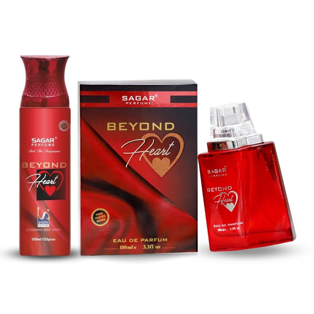 Sagar Beyond Heart Eau De Perfume And Deodrant Body Spray 100Ml (COMBO 2 IN 1)