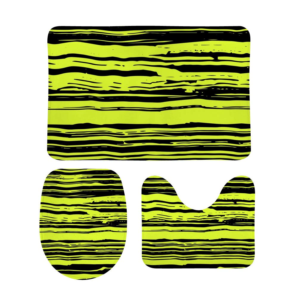 Tapis de bain absorbant pour porche et cuisine avec motif coloré sans couture