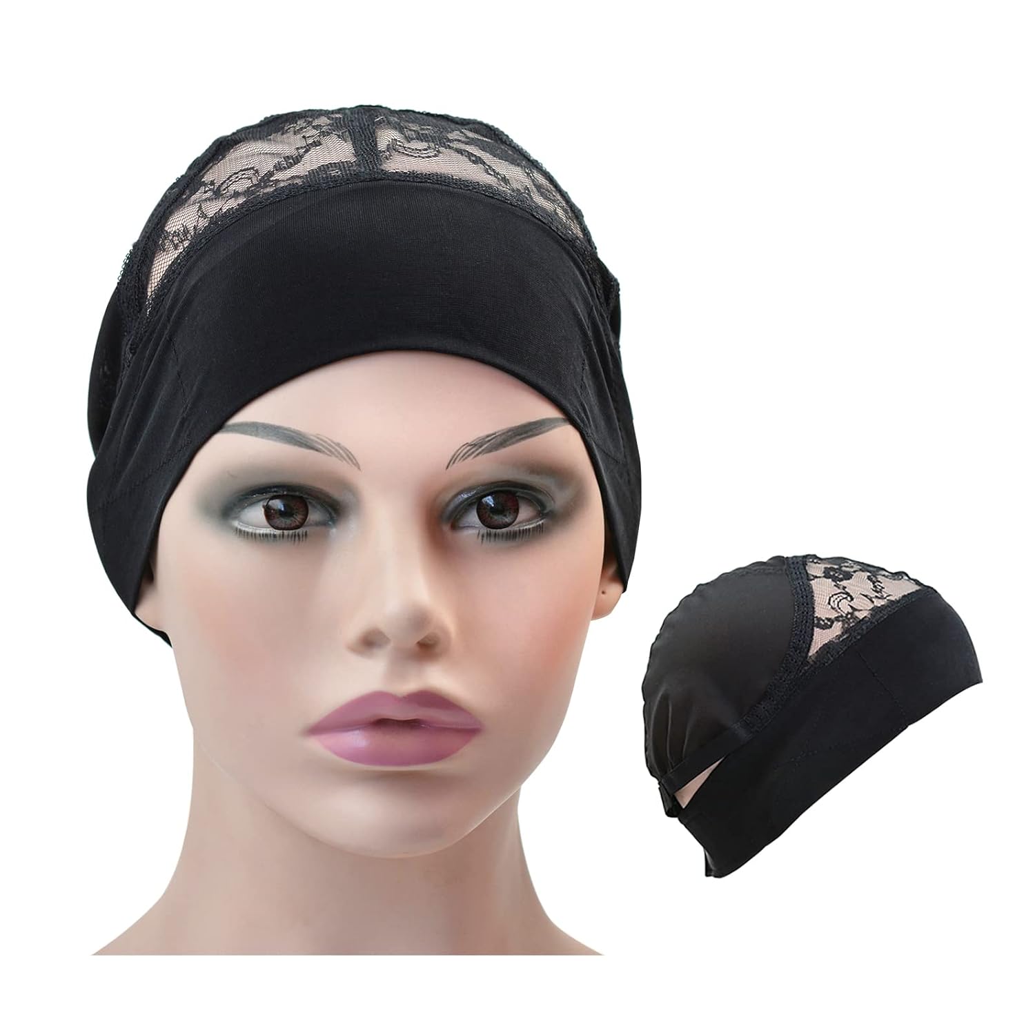 Headband Wig Cap Lace Mesh Wig Caps Wig Grip Cap with