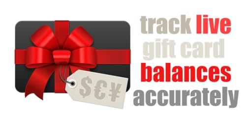 Gift Card Balance+ (balance check of gift cards)