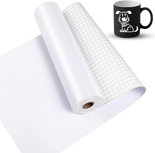 Lya Vinyl Rollo de vinilo permanente de 70 pies para Cricut, rollo de vinilo permanente para exteriores para calcomanías del hogar, taza, ventana,