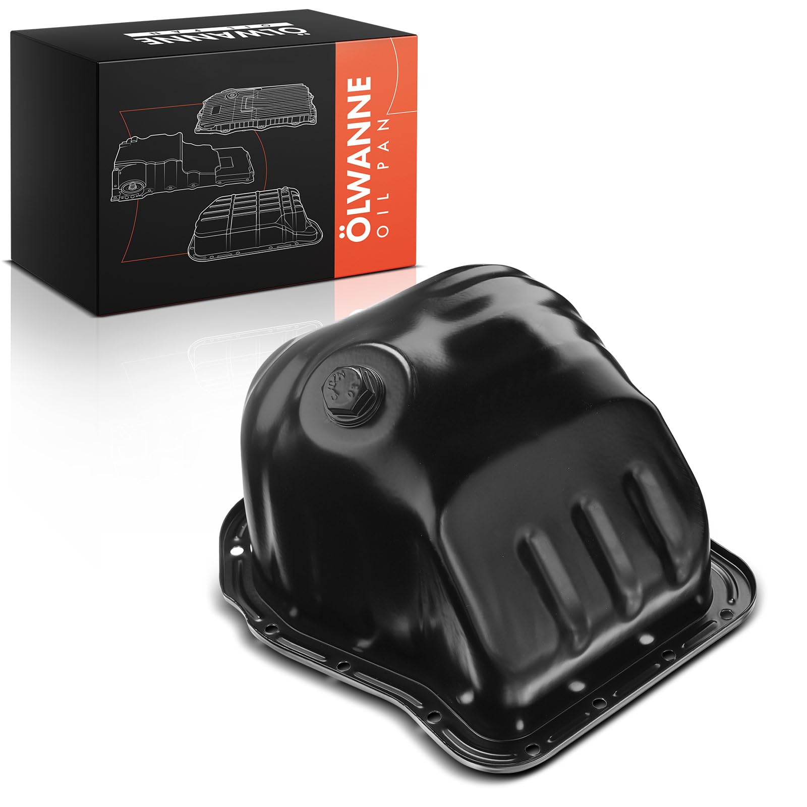 Frankberg Coppa dell'olio coppa dell'olio motore benzina 11109-AA110 | Compatibile con: Legacy II BD, Legacy I Station Wagon BC BF BJ, Impreza Saloon GC, Legacy I BC, Reggiseno Outback