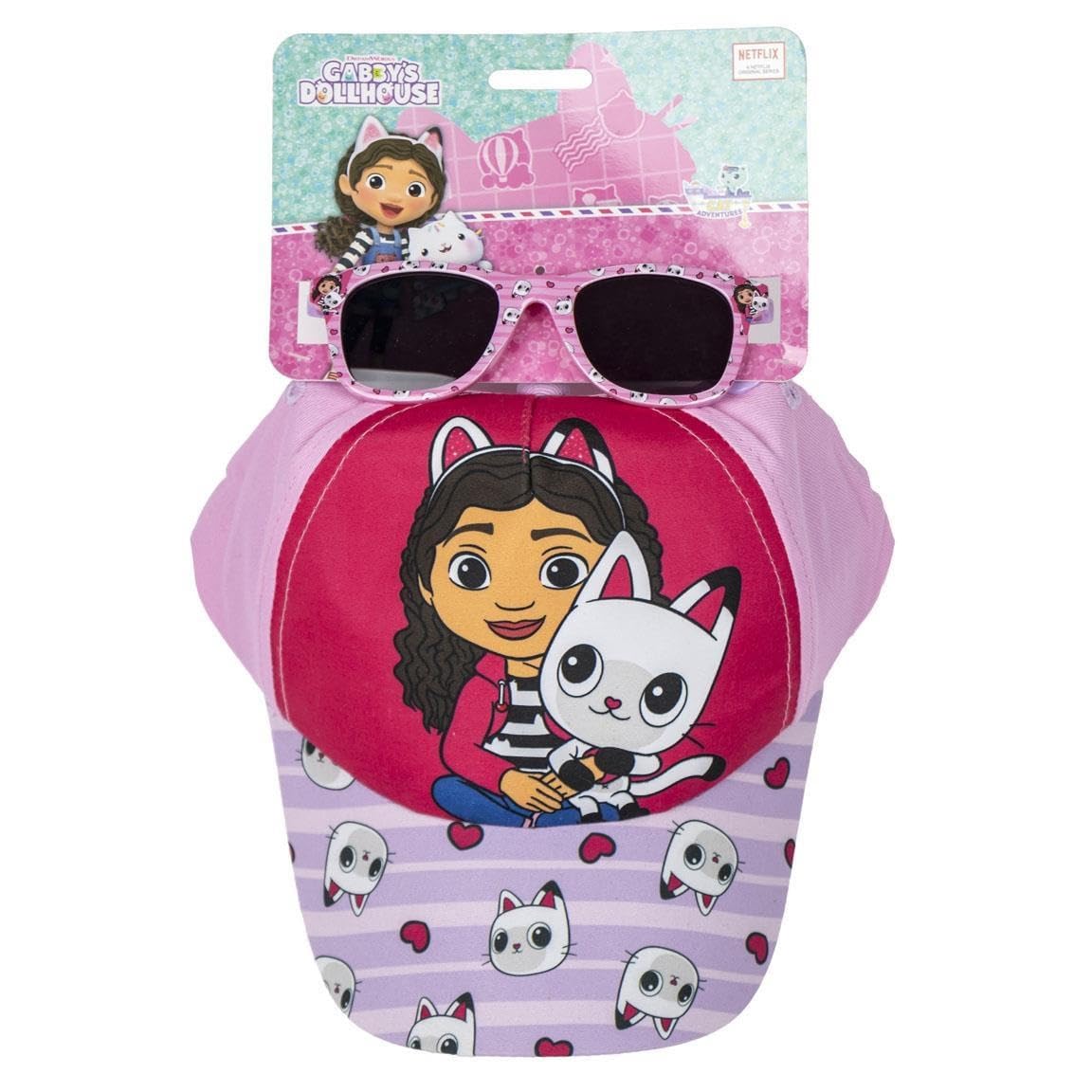 CERDÁ LIFE'S LITTLE MOMENTS Unisex Kid's Gabby's Dollhouse Sunglasses and Hat Set, Multicolor, Standard