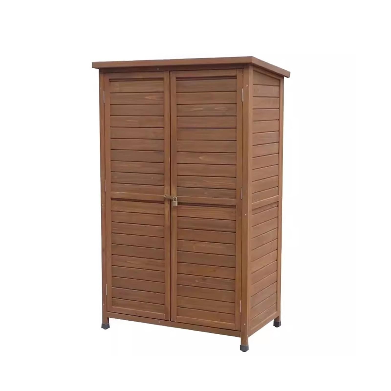 SaryEdge Outdoor Storage Shed Outdoor Cabinet Storage Cabinet Garden Toolbox Courtyard Miscellaneous Storage Cabinet Outside Tools Cabinet,