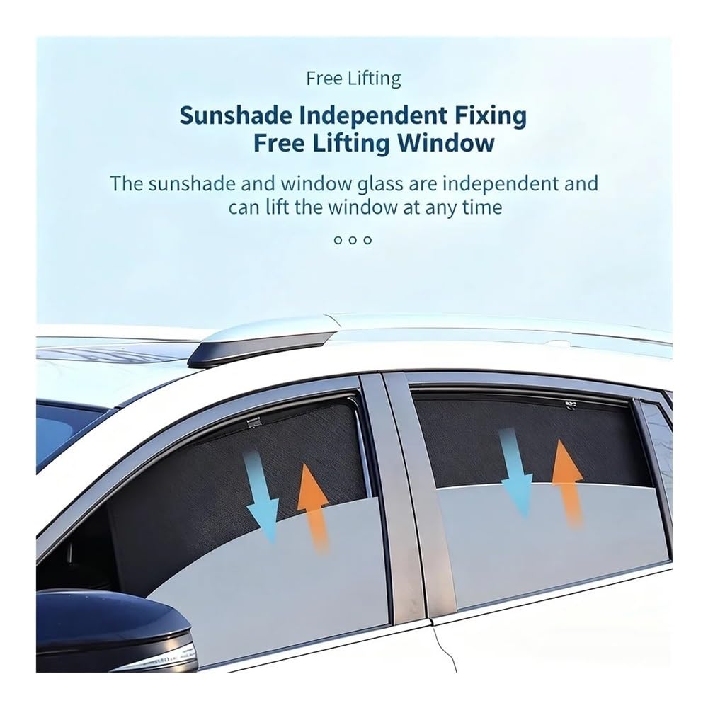 Protección Solar para Ventana De Coche, Cortina Magnética