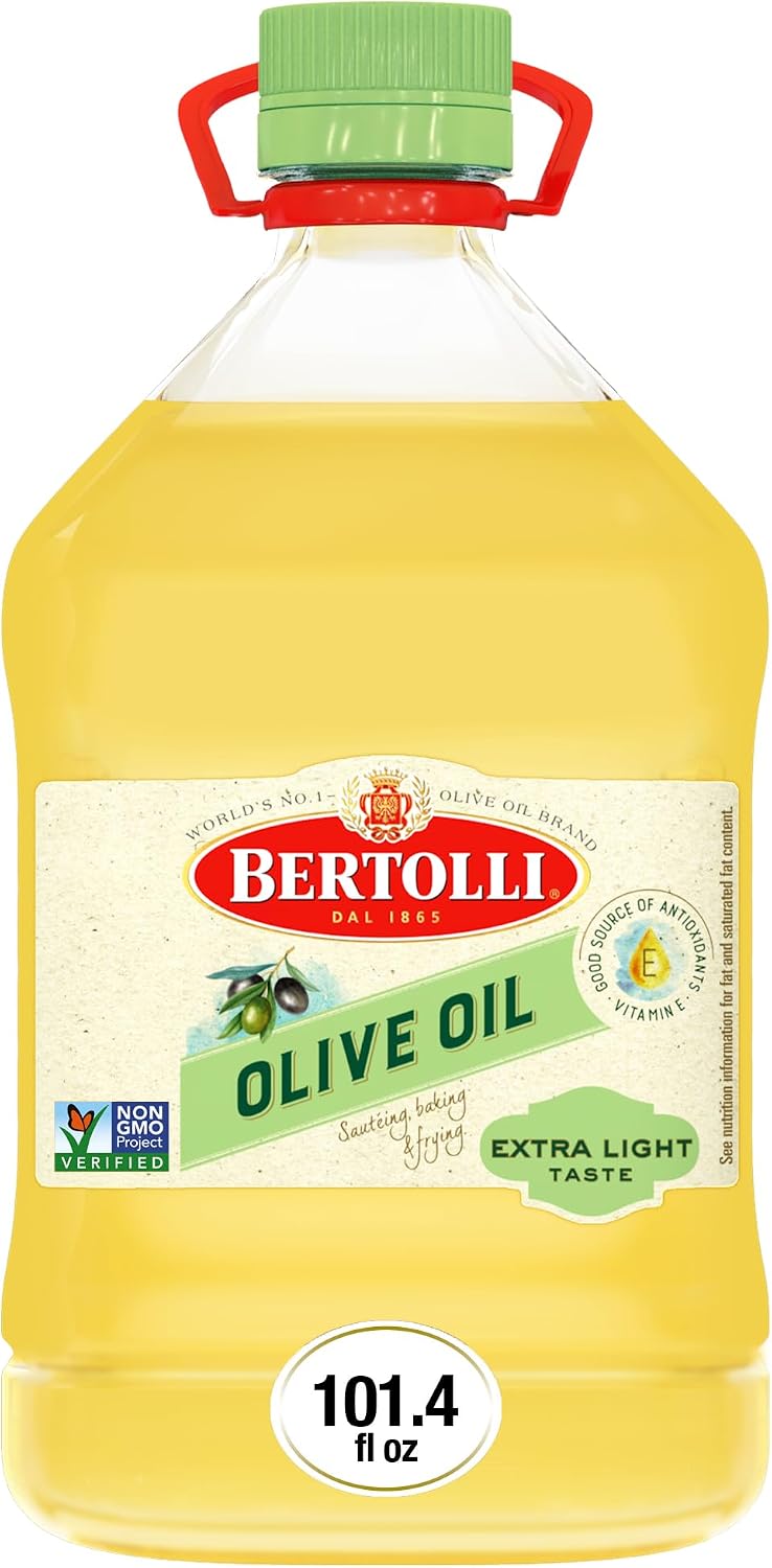 BERTOLLI Olive Oil Extra Light Tasting, 101.44 Fluid Ounce