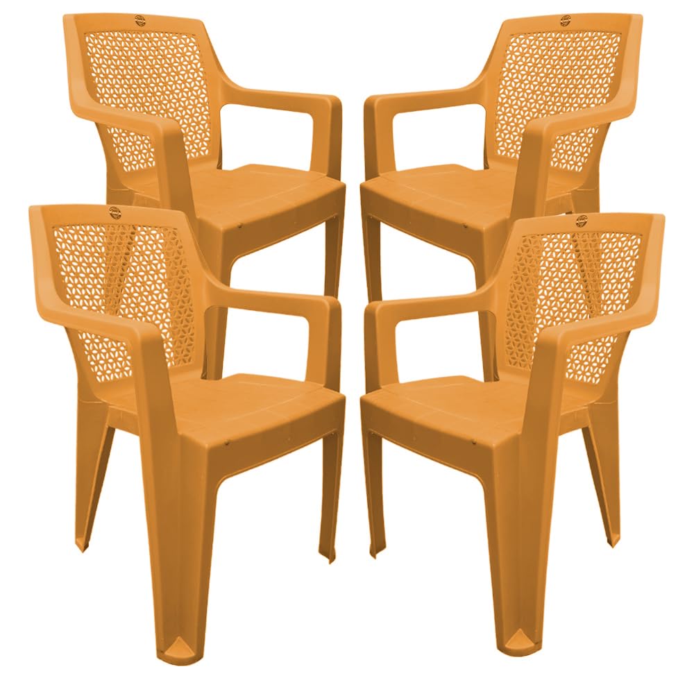 SkyGlamour Cello Sonet Plastic Chair | Plastic Chair for Garden