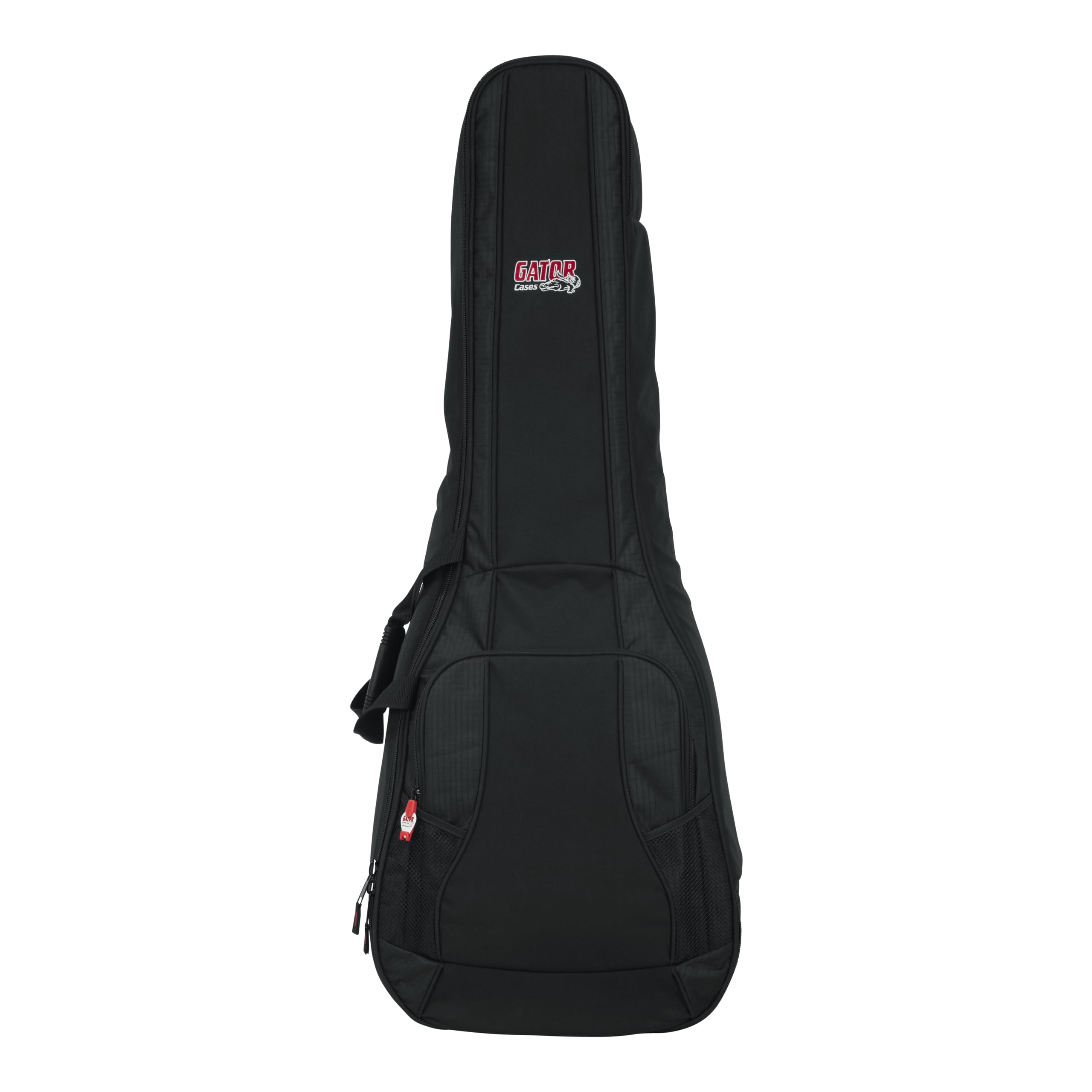 Gator CASES – Borsa Doppia per Chitarra Acustica ed Elettrica, Serie 4G, Imbottitura GFLEX 20mm, Nylon Resistente, Spallacci Zaino, Tasca Accessori 8GB-4G-ACOUELECT