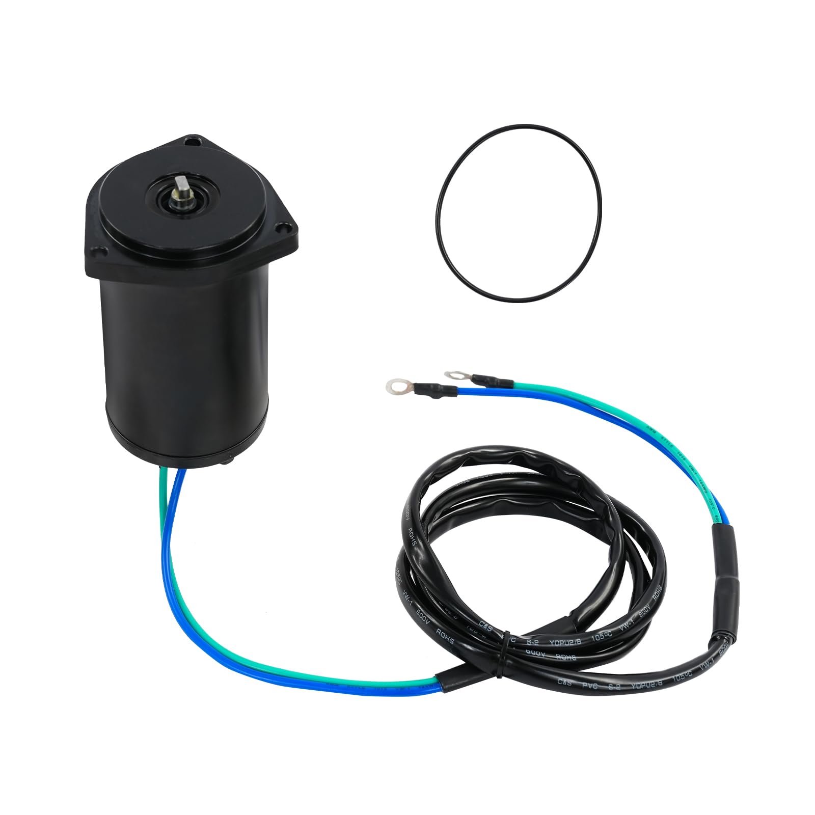 Powertrimm - Motore da 12 V, 200 W, per Yamaha 40-50 CV, in rame, su misura | Robusto motore basculante da 12 V in ferro e rame per fuoribordo Yamaha. Include anello di tenuta per una tenuta perfetta.