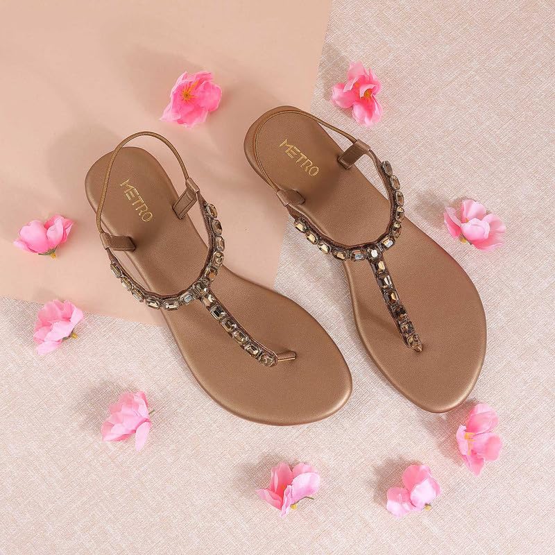Image of Metro Women Flat Fashion Sandal