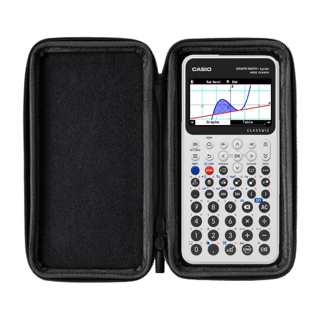 Casio Graph Math+ including a WYNGS protective case in Black - Basic Set (French) - Image 3