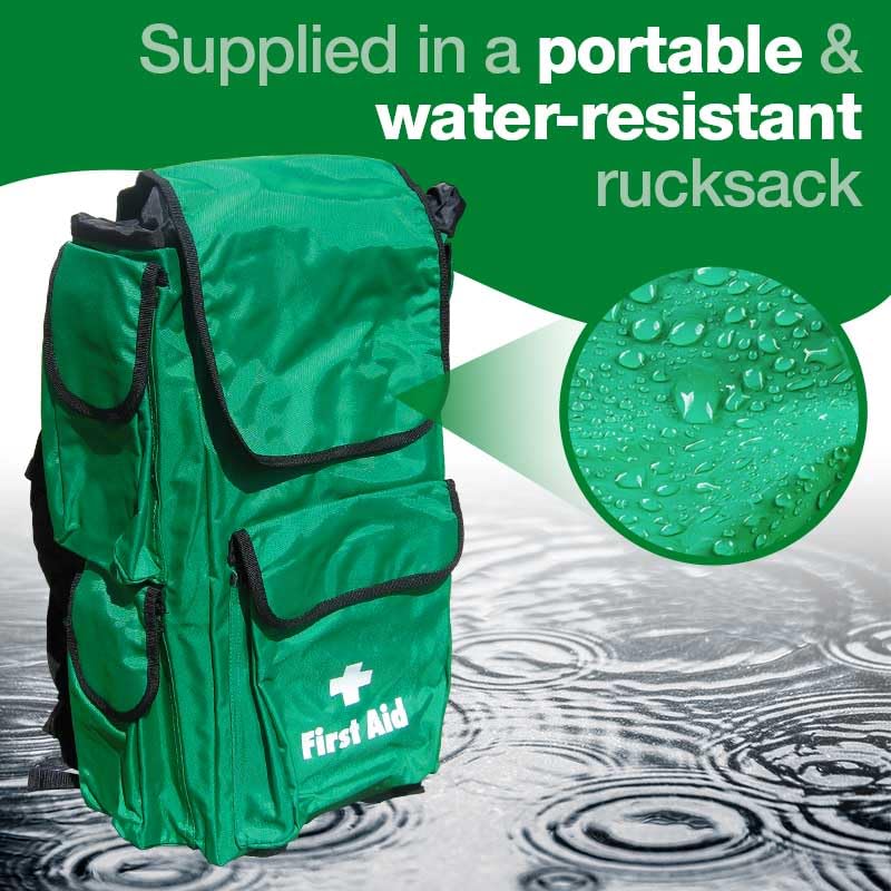 Image of Safety First Aid First Aider Rucksack, Comprehensive Fully Stocked