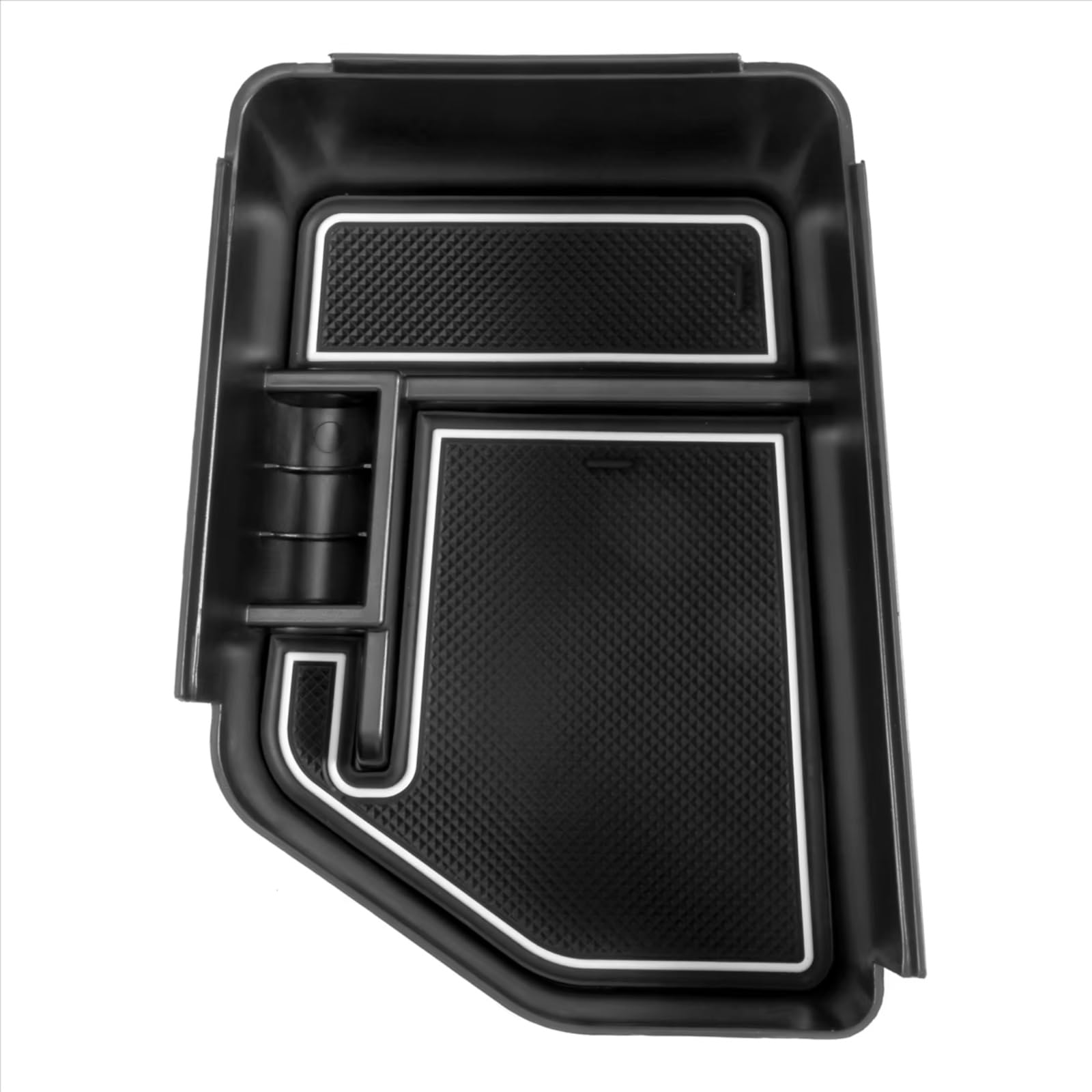 YSSLYEU Console Inner Storage Box Compatible With Kia For EV6 For Classic 1 Pcs Center Console Organizer Tray Armrest Storage Box Interior Accessories With Coin Holder
