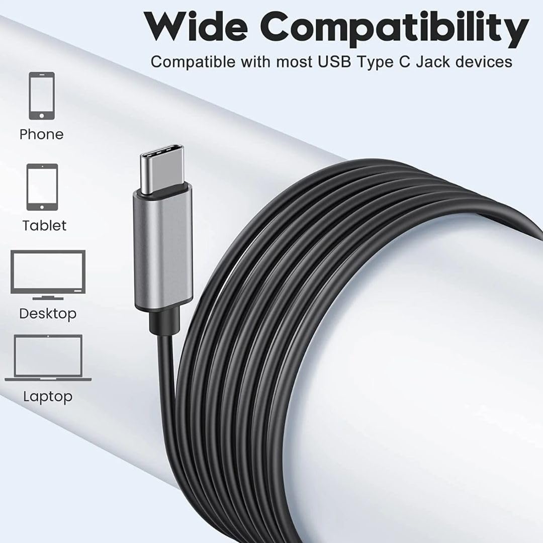 USB C Headphones, Type-C Earphones in-Ear Wired Headphone with Mic And Volume Control - Image 4