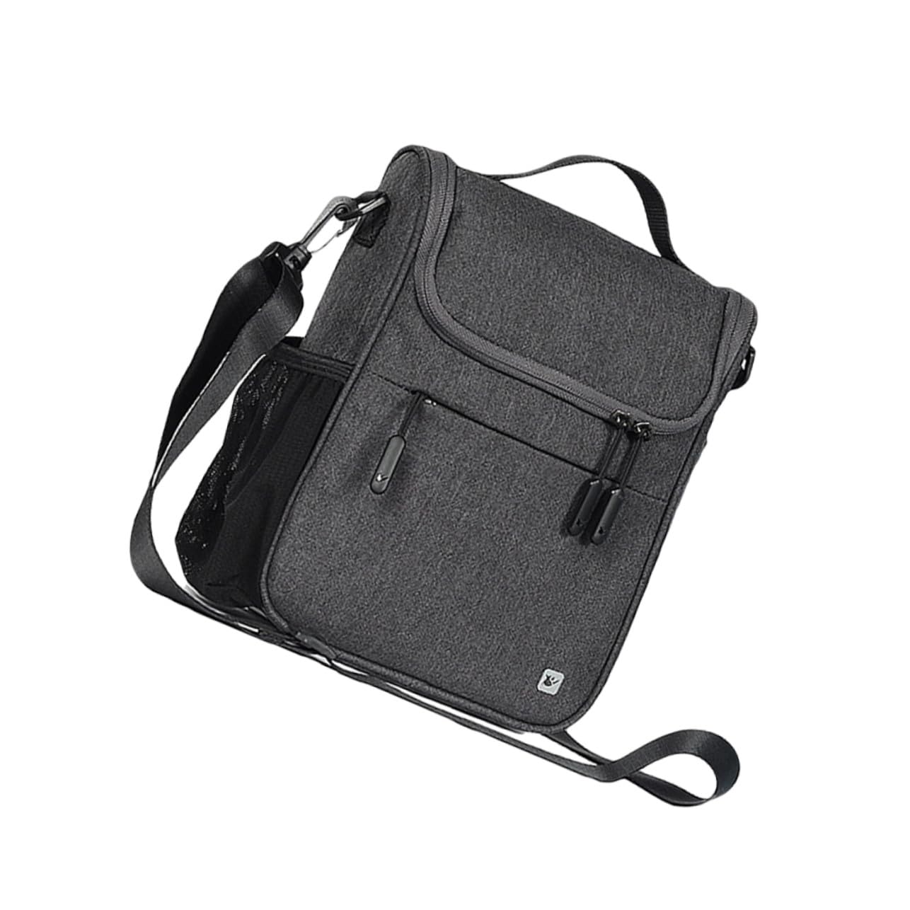 UPKOCH Borsa Bici Manubrio 5l in Poliestere, Borsa Frontale Ciclismo | Design Staccabile Multifunzione, Chiusure a Pressione Incluse, per Bici ed Elettrica, Montaggio Rapido Stile Casuale