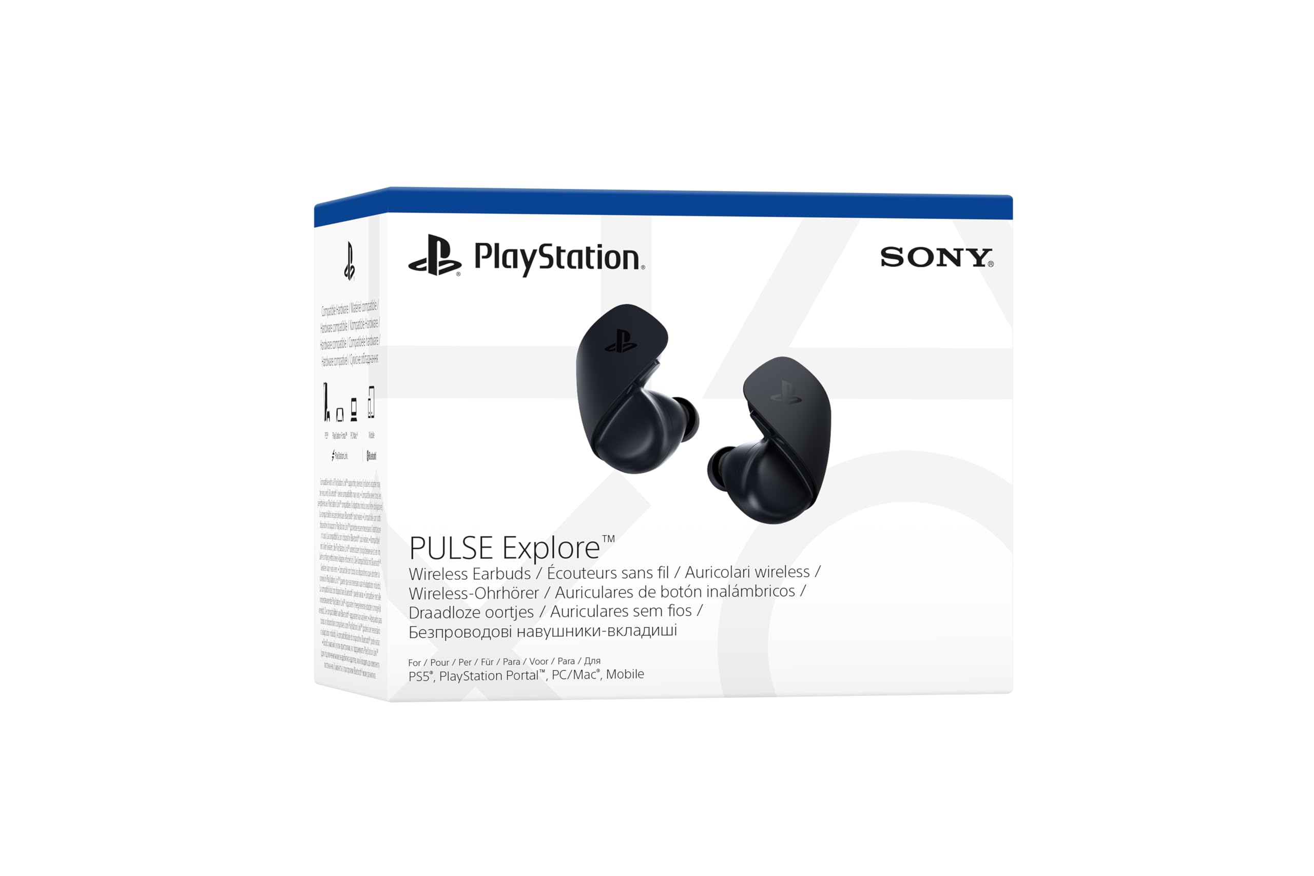 Playstation 5 - Auriculares de botón inalámbricos Pulse Explore™ – Midnight Black