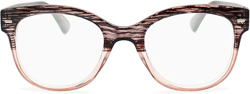 Miniatura 5 de Lentes de lectura cuadrados retro de dos tonos turquesa para hombres y mujeres para lucir modernos con visión clara, lectores duraderos para mujeres