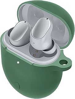 حافظة حماية لسماعات ريدمي بودز 3 برو من السيليكون رفيعة للغاية مضادة للسقوط جيوبوي - لون ارمي جرين لريدمي بادز