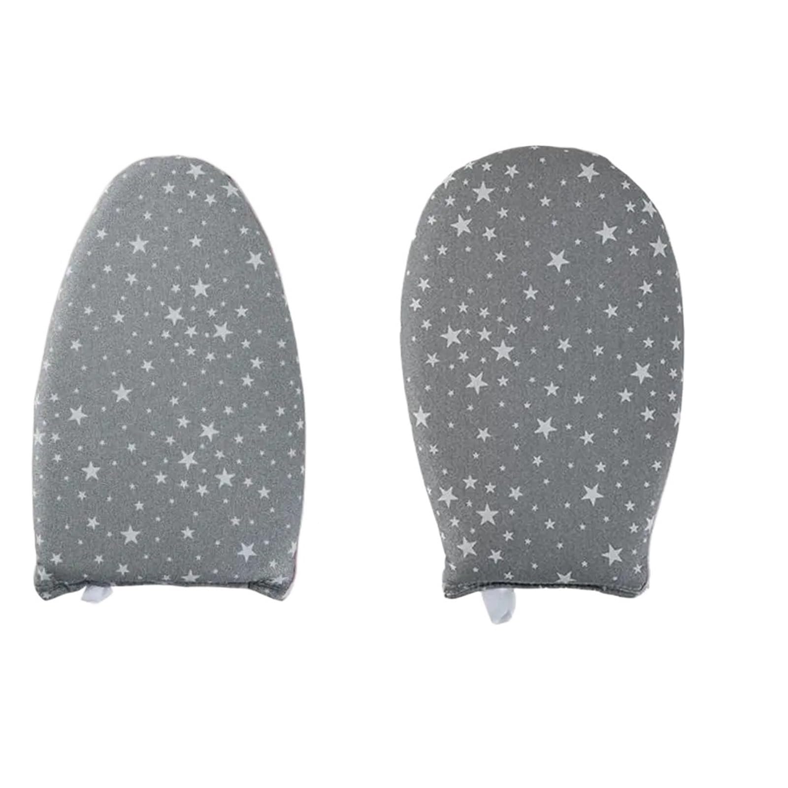 Garment Steamer Ironing Glove Mitt 2Pcs Garment Steamer Ironing Gloves Finger Loop Mitts Anti-Scald Protective Household Clothing for Steaming Clothes