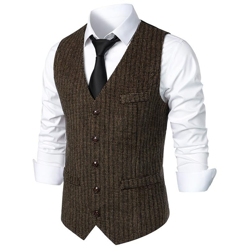 Gilet rétro pour structurer votre silhouette en costume décontracté