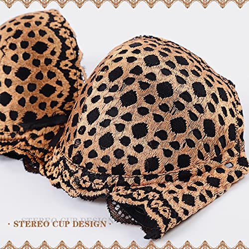 Necalisi Push up BH en Knickers Set Vrouwen Push Up BH Bloemen Kant Gewatteerde Onderdraad BH Volledige Cup Push Up BH Plus Size BH BH voor Vrouwen - Image 3