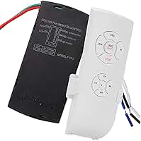 Kit de controle remoto universal para ventilador de teto,