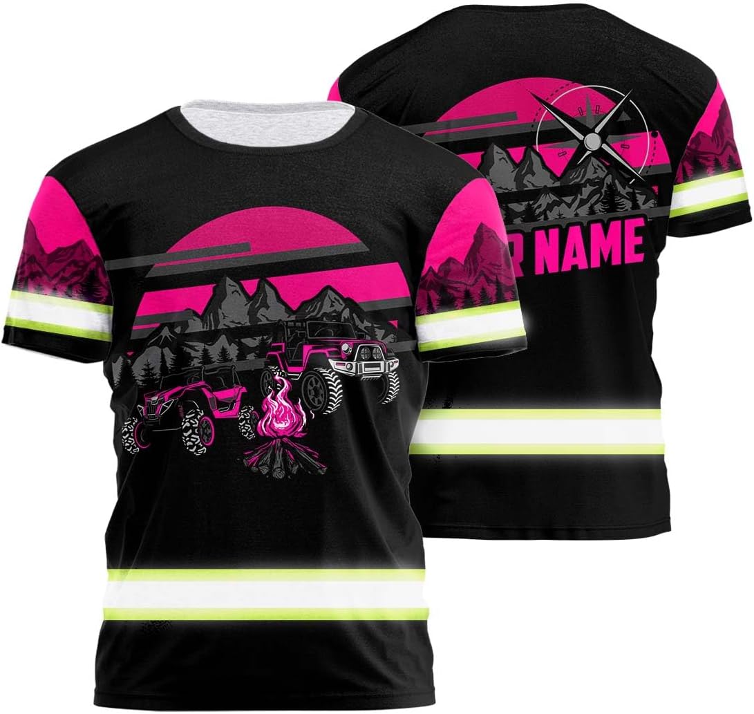 Eagle US Flag High Visibility Shirt for Men Hi Vis Shirt Custom Name Class 3 Reflective Safety Shirts Workwear