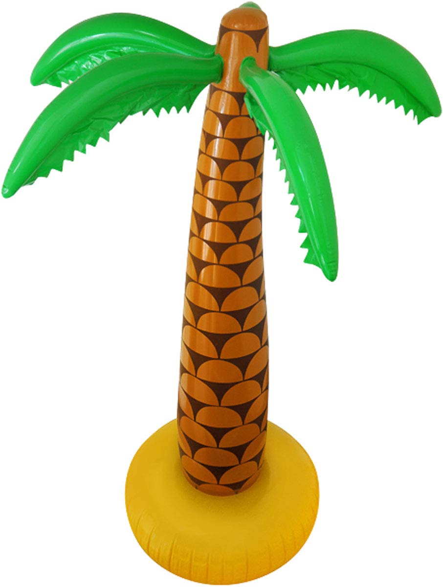 labreeze Large Inflatable Palm Tree Luau Hawaiian Tropical Summer Blow Up Party Prop 168cm