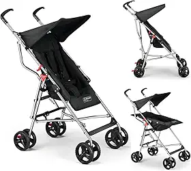 Carrinho Guarda-Chuva Pocket 6M-15kgs Preto Multikids Baby BB327