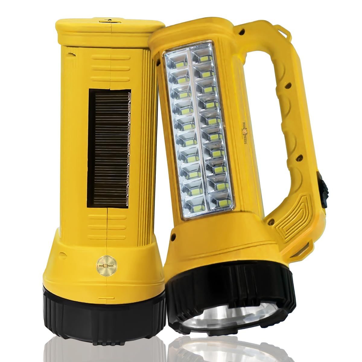 Pick Ur Needs Solar Emergency Rechargeable LED Long Range Torch Search Light Emeregency Torch Light (B0CHQQVF16) Amazon Price History, Amazon Price Tracker