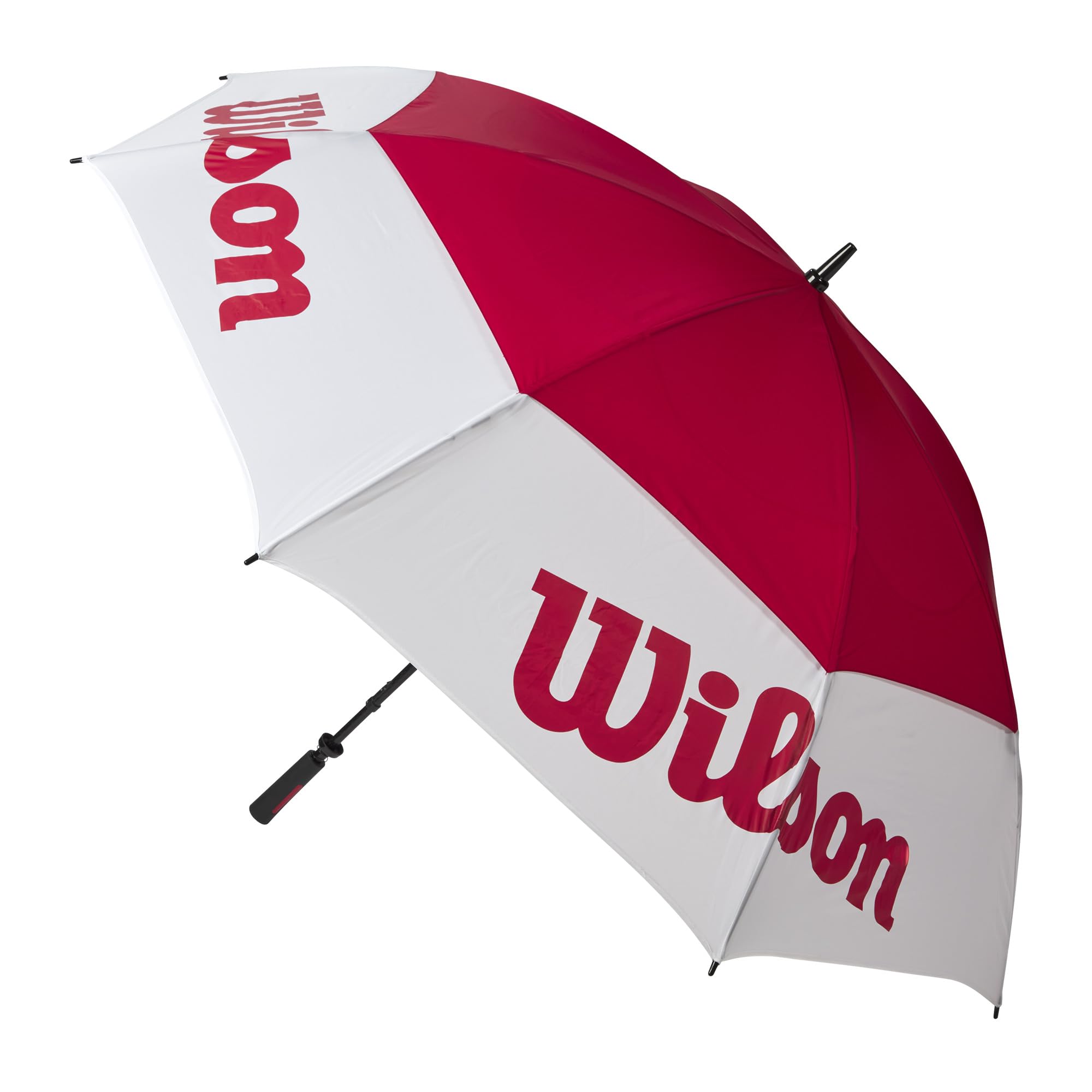 Wilson Golf Tour Double Canopy 68"" Umbrella - Red / White
