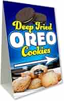 Amazon.com : Deep Fried Oreo Cookies Economy A-Frame Sign 24