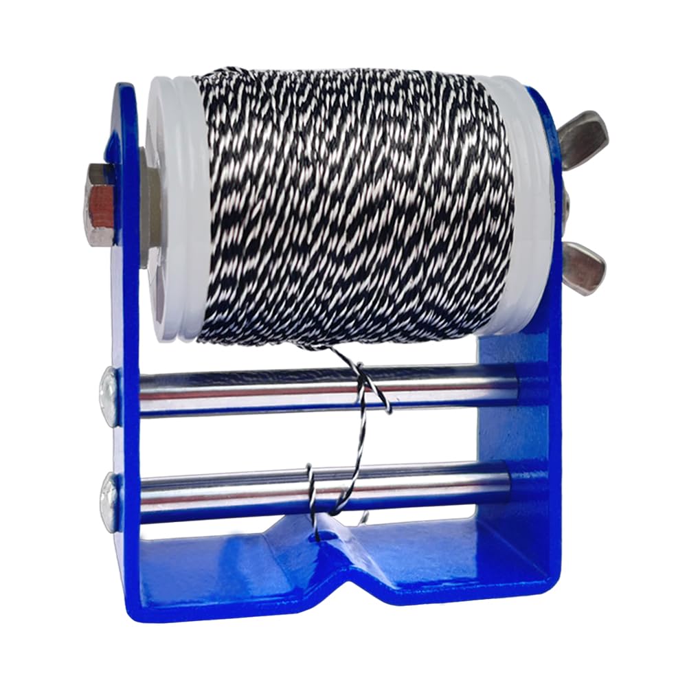 - QI HUO JU - Archery Bow String Serving Thread 131 yard/120m Bowstring Serving Jig Tool 3-Strands String Thread for Compound Bow Tying Peep Sight Nock Accessories (Black-White)