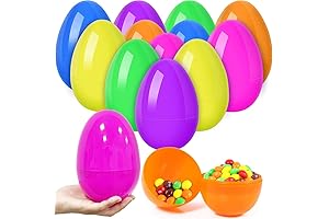 12 Jumbo Plastic Easter Eggs for Endless Easter Fun