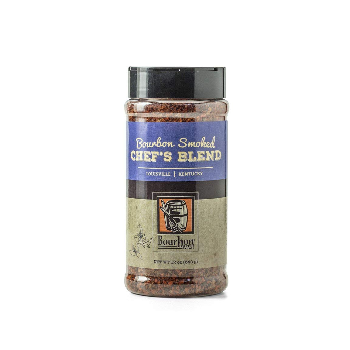 Bourbon Smoked Chef's Blend - 12 oz. plastic shaker
