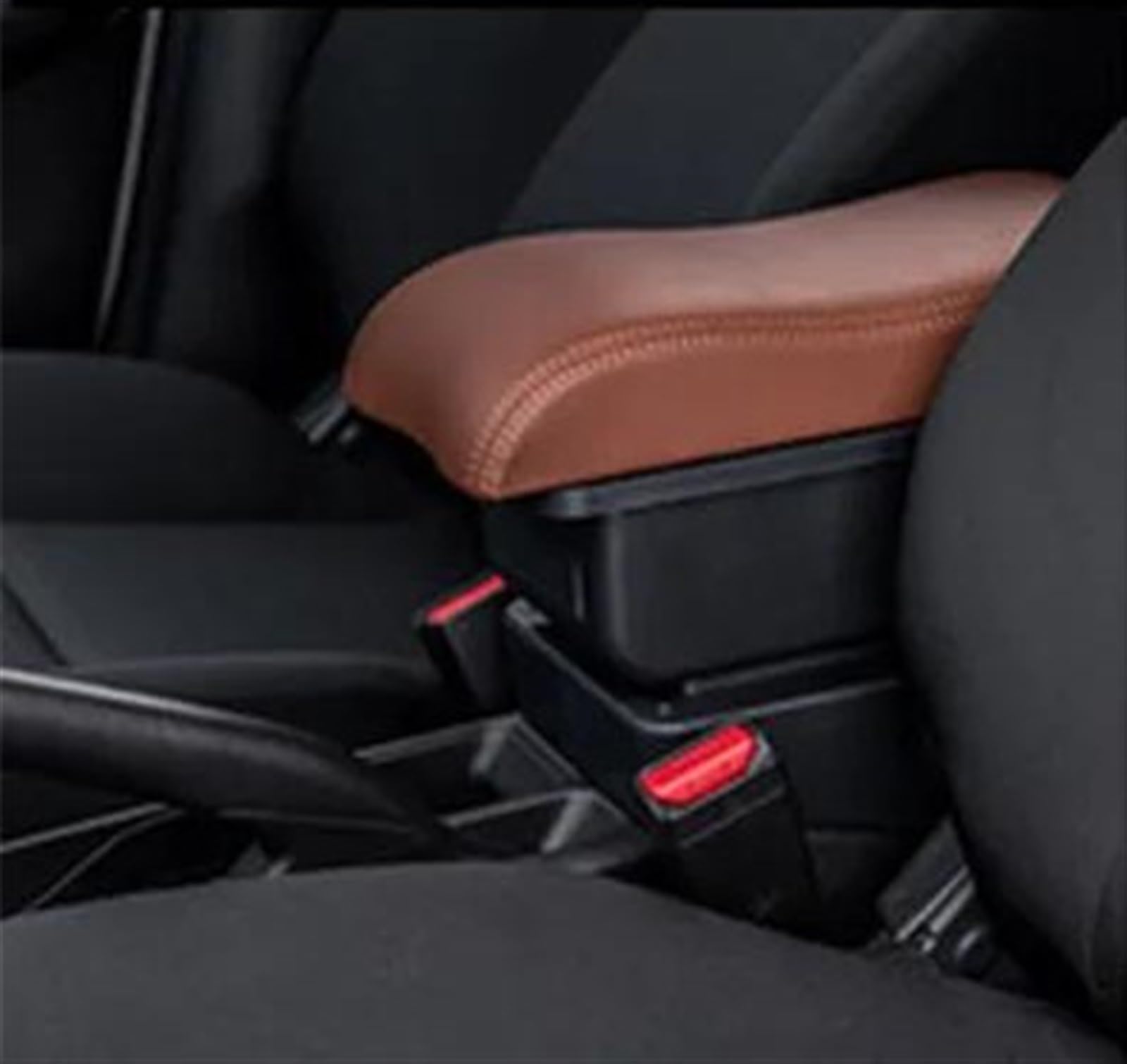 NMJLQW Storage Rack Armrest Box Accessories Car Armrest Central Content Car Storage Box Products With USB Interfa For Alto(A brown No USB)