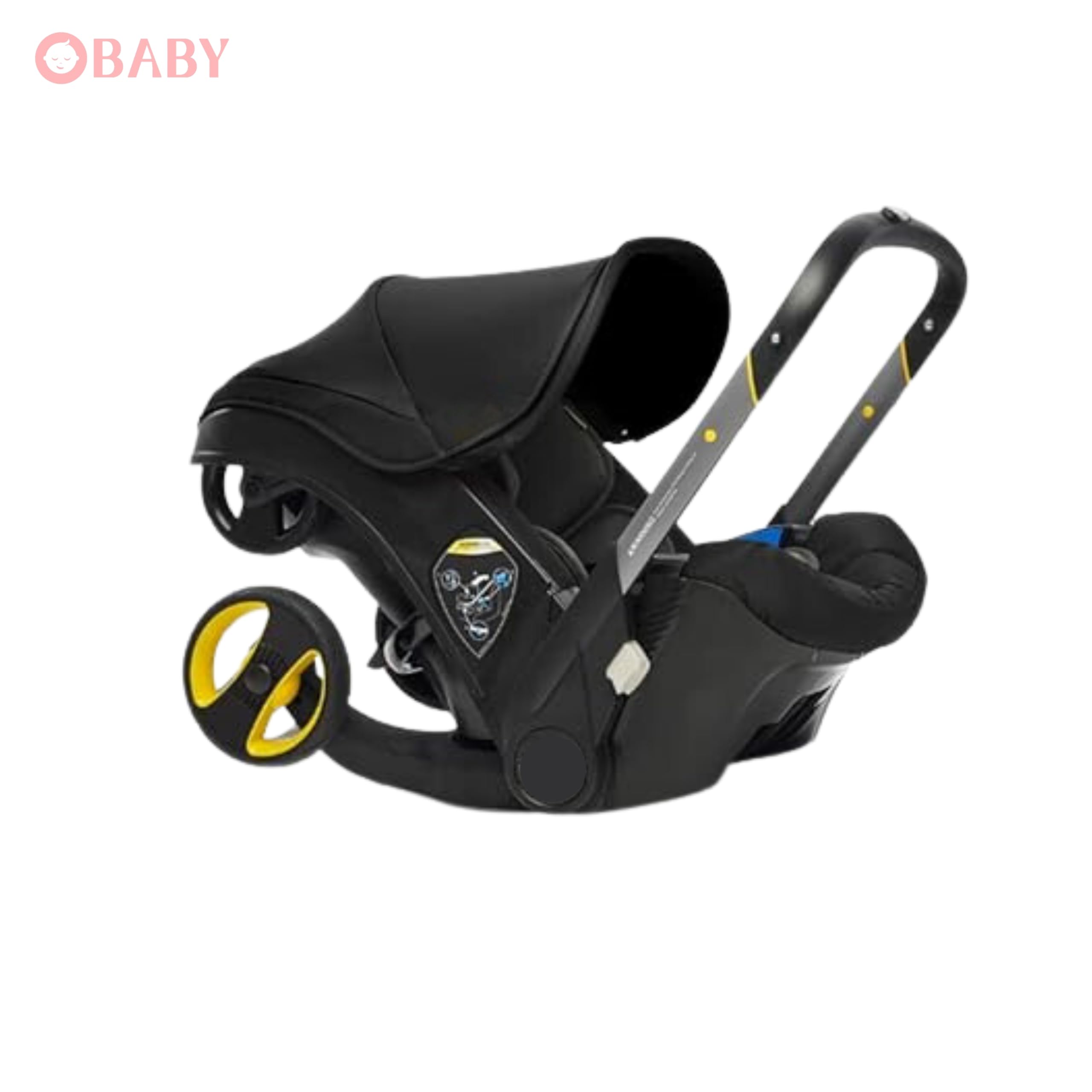 OBABY Car Seat/Travel Stroller/Convertible/Adjustable seat/ 5 Point Safety Harness/Ergonomic/Foldable Reclining seat/Multi-Position Stroller for New Born and Toddler - Image 2 thumbnail