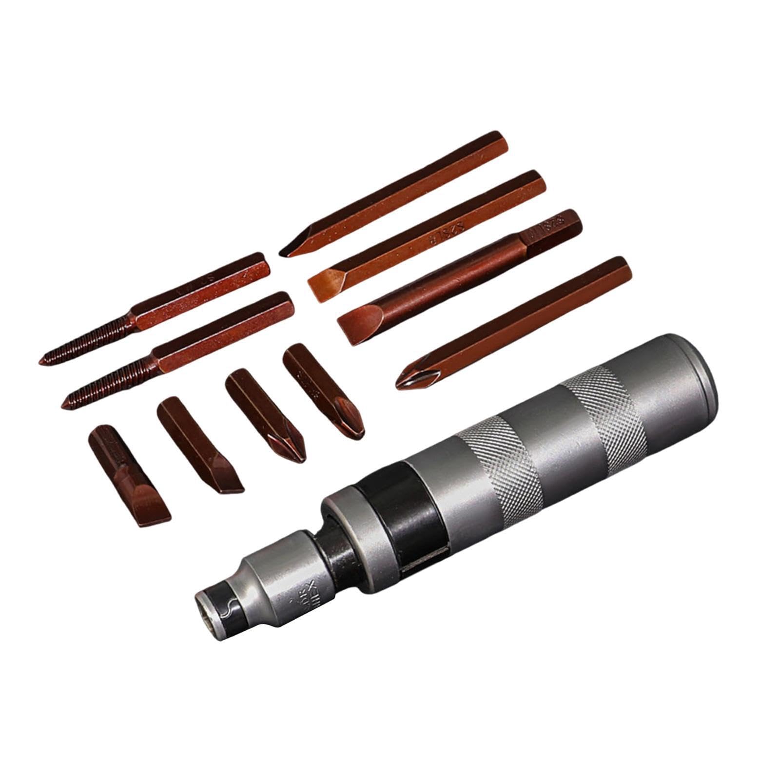 Twisaxc Professional Screw Extractor Heavy-Duty Complements Impact Screwdriver Parts Helping Tackle Stubborn Screws Professional Screw Extractor Heavy-Duty