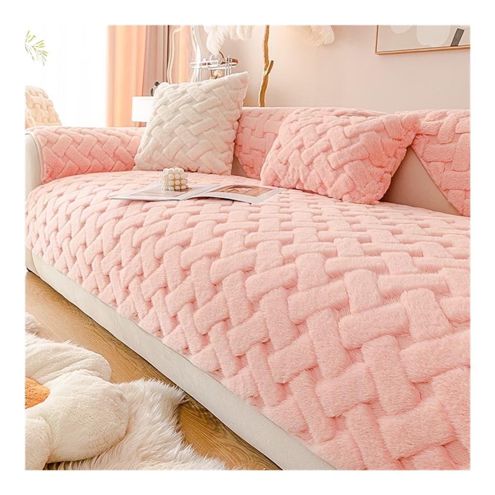 Housse de canapé sectionnelle en peluche pour balcon douillet