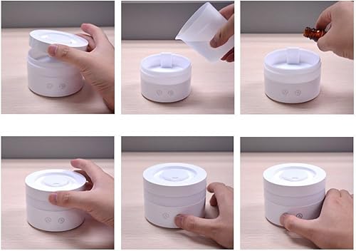 Miniatura 6 de Actpe Difusor de aceite esencial de aroma portátil con USB de 3.4 fl oz, humidificador de aire ultrasónico, niebla fría ultrasónica para coche,